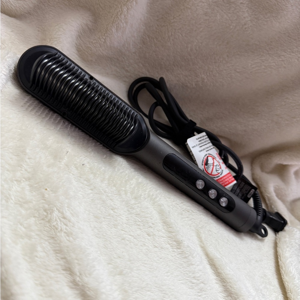 Tymo Black Electric Hair Straightening Brush
